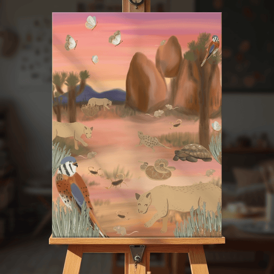 Paint by numbers - Desert Sunset - MyArt