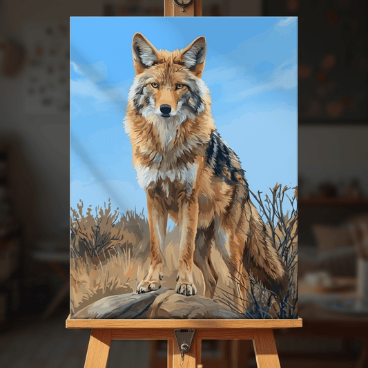 Paint by numbers - Desert Coyote - MyArt