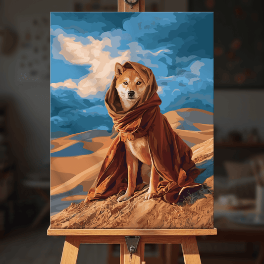 Paint by numbers - Desert Dog - MyArt