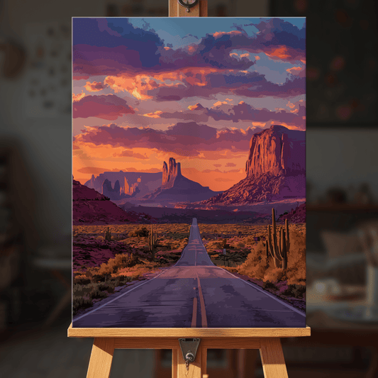 Paint by numbers - Desert Highway - MyArt