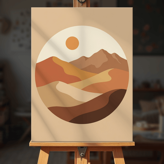 Paint by numbers - Desert Horizon - MyArt