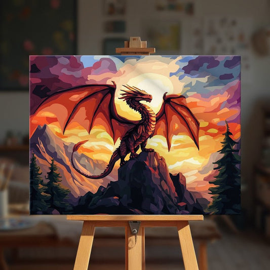 Paint by numbers - Dragon s Realm - MyArt