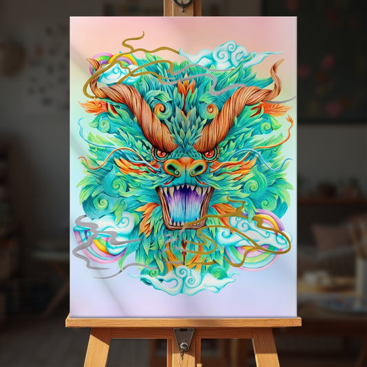 Paint by numbers - Dragon Reign - MyArt