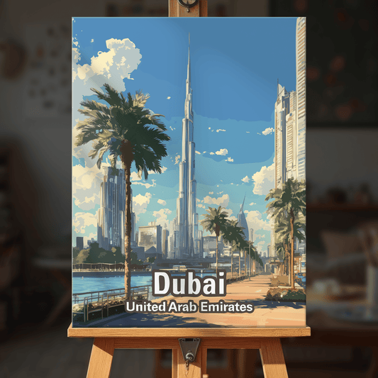 Paint by numbers - Dubai Khalifa - MyArt