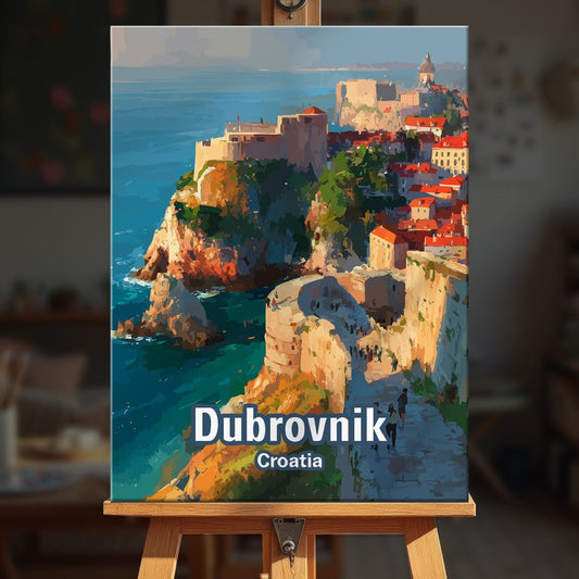 Paint by numbers - Dubrovnik Walls - MyArt