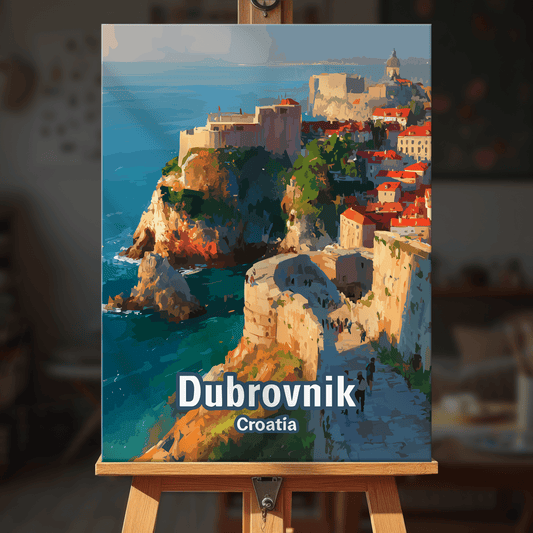 Paint by numbers - Dubrovnik Walls - MyArt