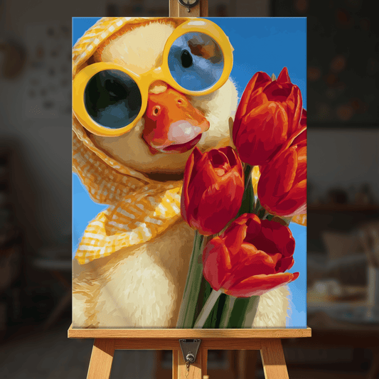 Paint by numbers - Duckling Holiday - MyArt