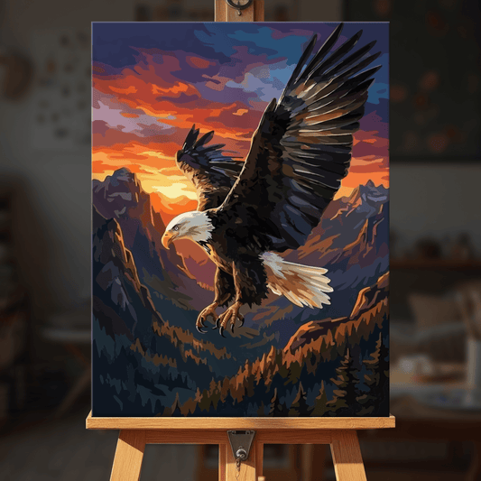 Paint by numbers - Dusk Eagle - MyArt