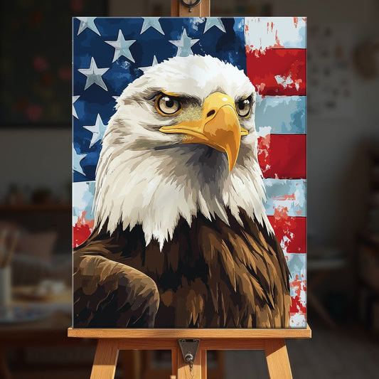 Paint by numbers - Eagle Honor - MyArt