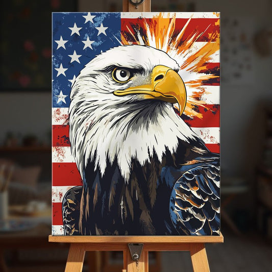 Paint by numbers - Eagle Pride - MyArt