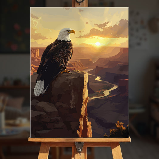 Paint by numbers - Eagle Watch - MyArt