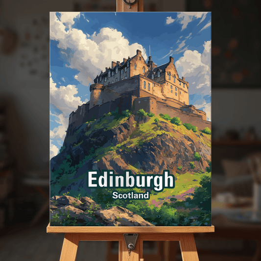 Paint by numbers - Edinburgh Castle - MyArt