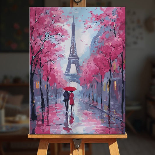 Paint by numbers - Eiffel Rain - MyArt