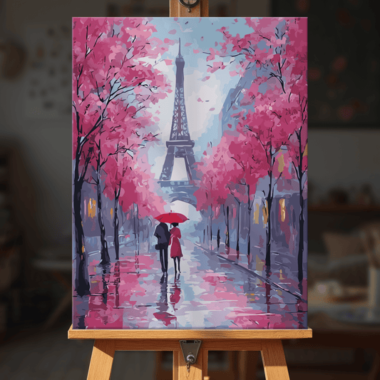 Paint by numbers - Eiffel Rain - MyArt