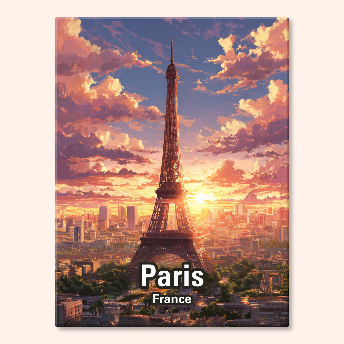 Eiffel Sunset
