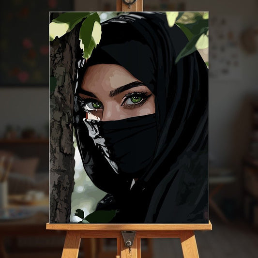 Paint by numbers - Emerald Gaze - MyArt