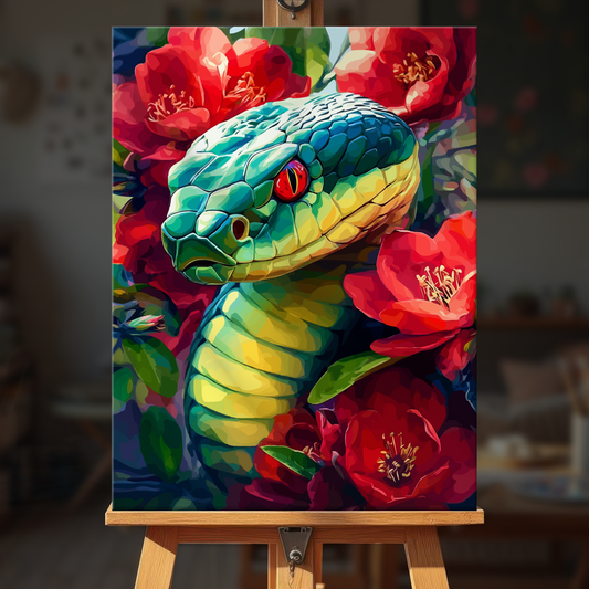 Paint by numbers - Emerald Serpent - MyArt