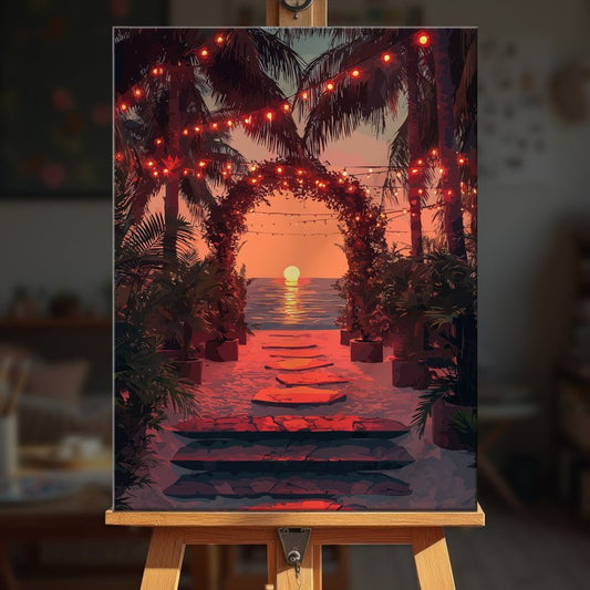 Paint by numbers - Evening Aisle - MyArt