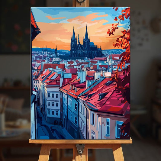 Paint by numbers - Evening Cathedral - MyArt