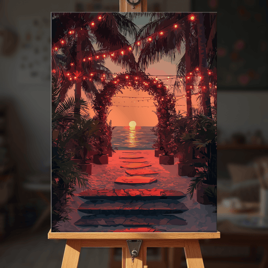 Paint by numbers - Evening Aisle - MyArt