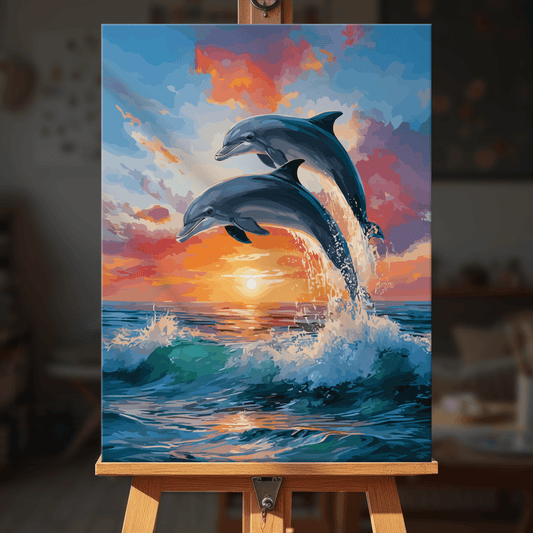 Paint by numbers - Evening Dolphin - MyArt