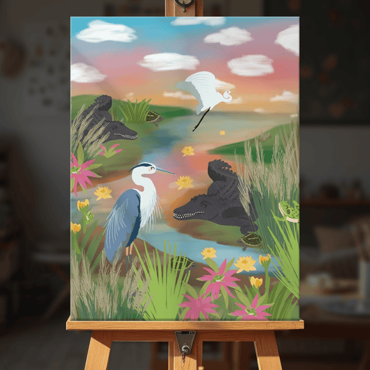 Paint by numbers - Everglades Wetlands - MyArt