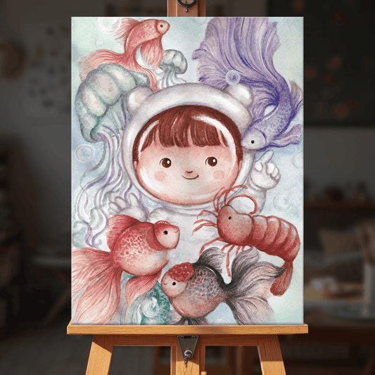 Paint by numbers - FISH WORLD - MyArt