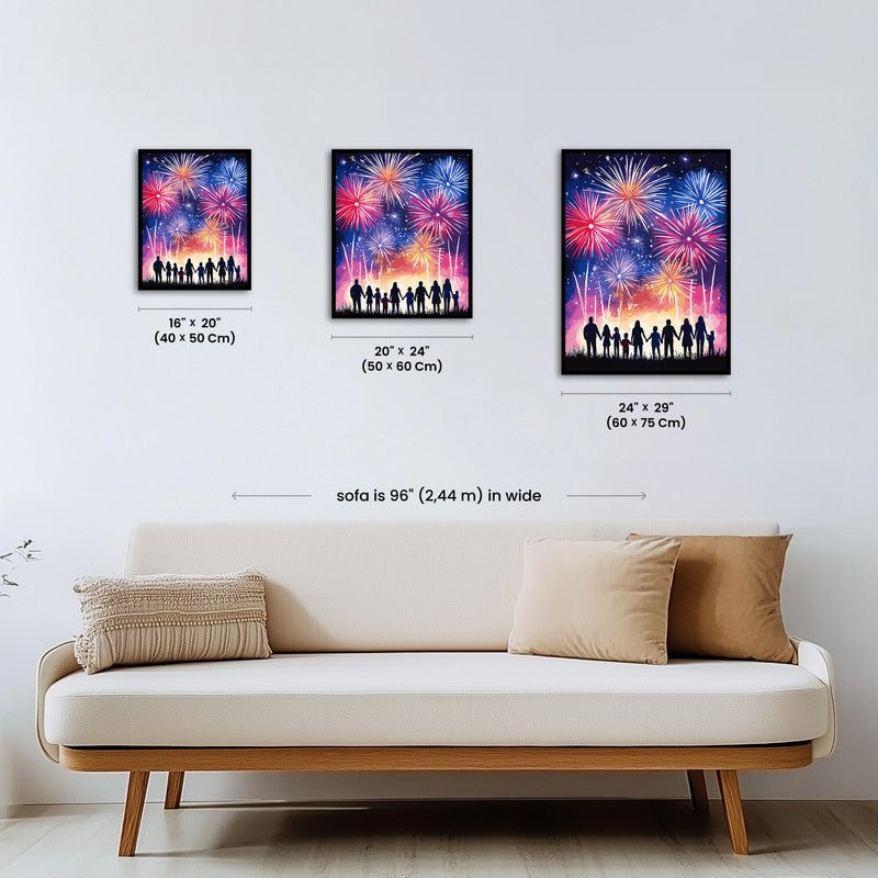 Paint by numbers - Family Fireworks - MyArt