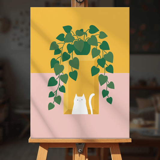 Paint by numbers - Feline Vine - MyArt