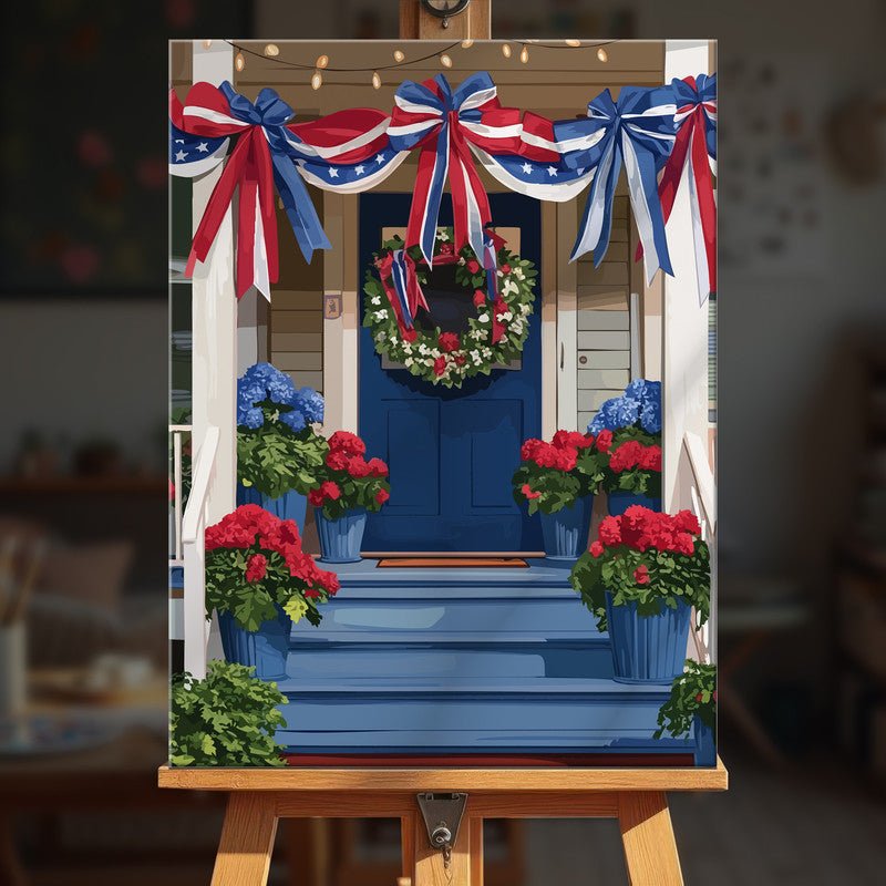 Paint by numbers - Festive Porch - MyArt