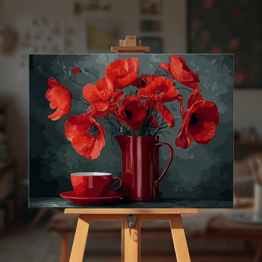 Paint by numbers - Fiery Glow - MyArt