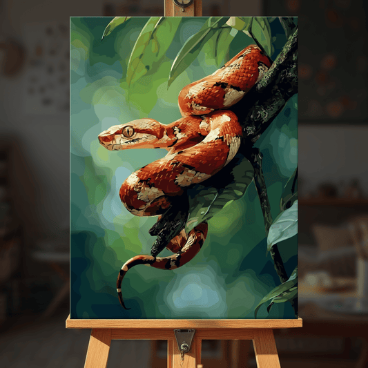 Paint by numbers - Fiery Viper - MyArt