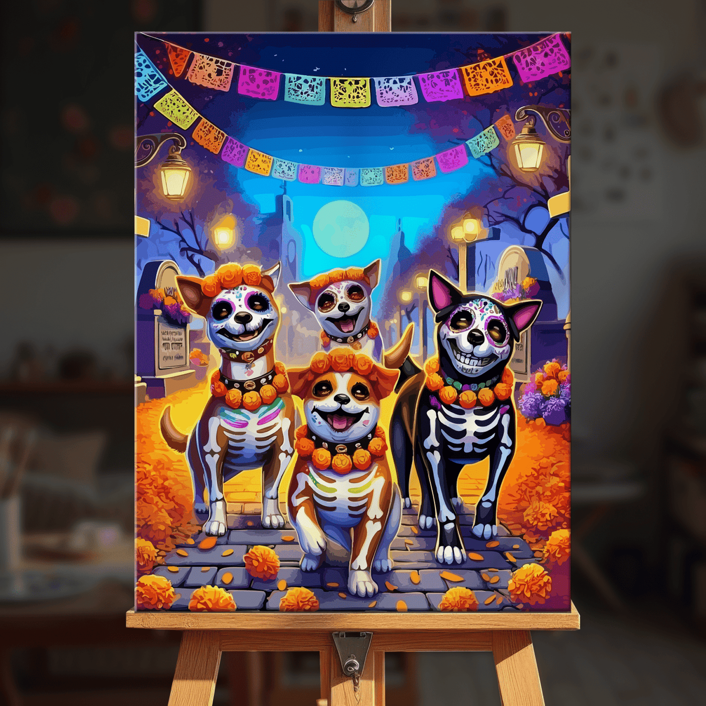 Paint by numbers - Fiesta Pups - MyArt