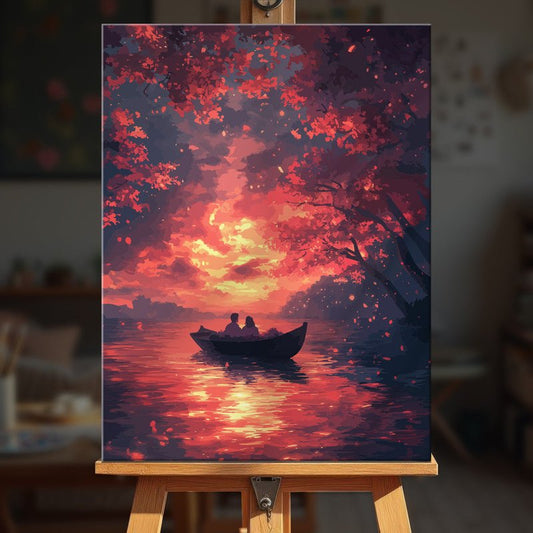 Paint by numbers - Firelight Row - MyArt