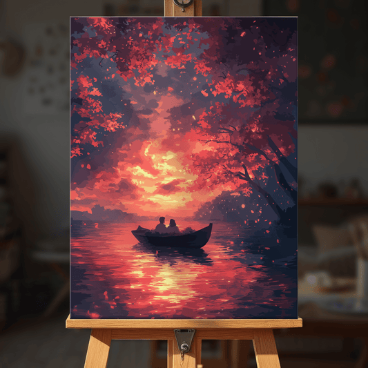 Paint by numbers - Firelight Row - MyArt