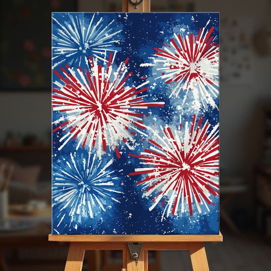Paint by numbers - Firework Sky - MyArt