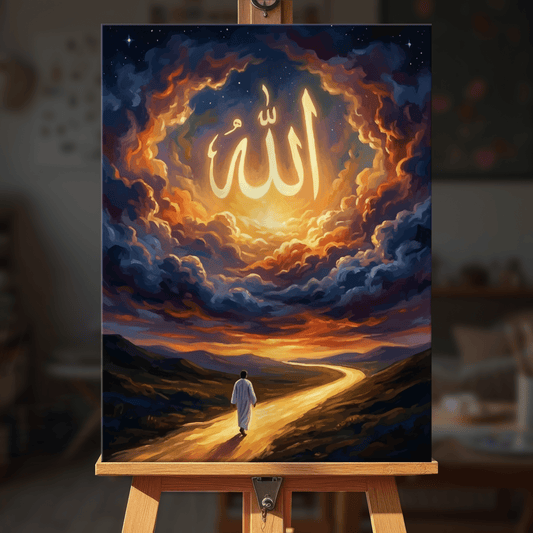 Paint by numbers - Flaming Name - MyArt