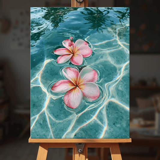 Paint by numbers - Floating Plumeria - MyArt