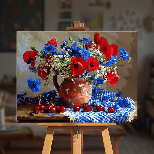 Paint by numbers - Floral Lines - MyArt