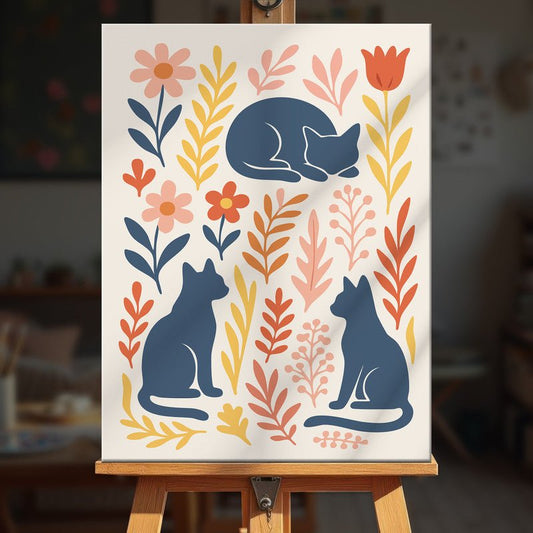 Paint by numbers - Floral Pause - MyArt