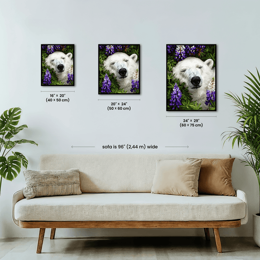 Paint by numbers - Floral Bear - MyArt