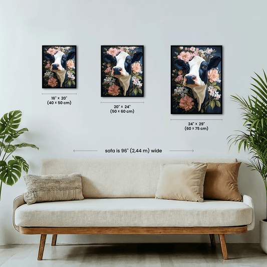 Paint by numbers - Floral Cow - MyArt