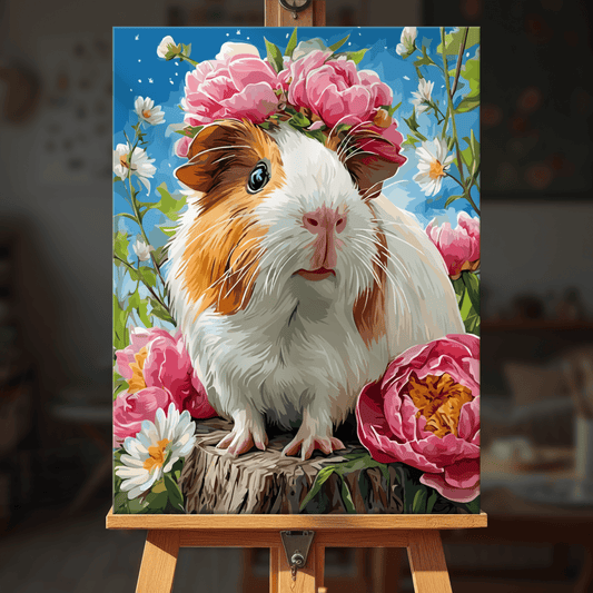 Paint by numbers - Floral Guinea - MyArt