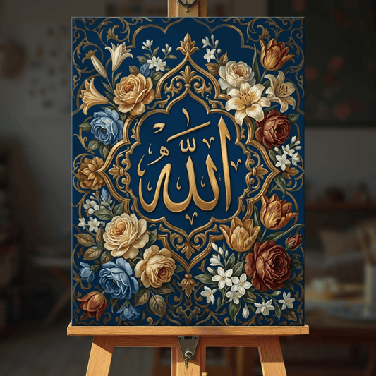 Paint by numbers - Floral Inscription - MyArt