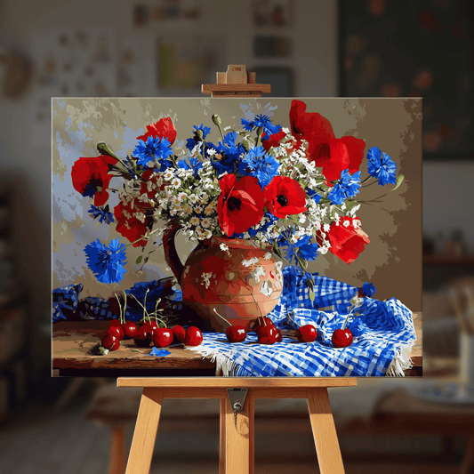 Paint by numbers - Floral Lines - MyArt