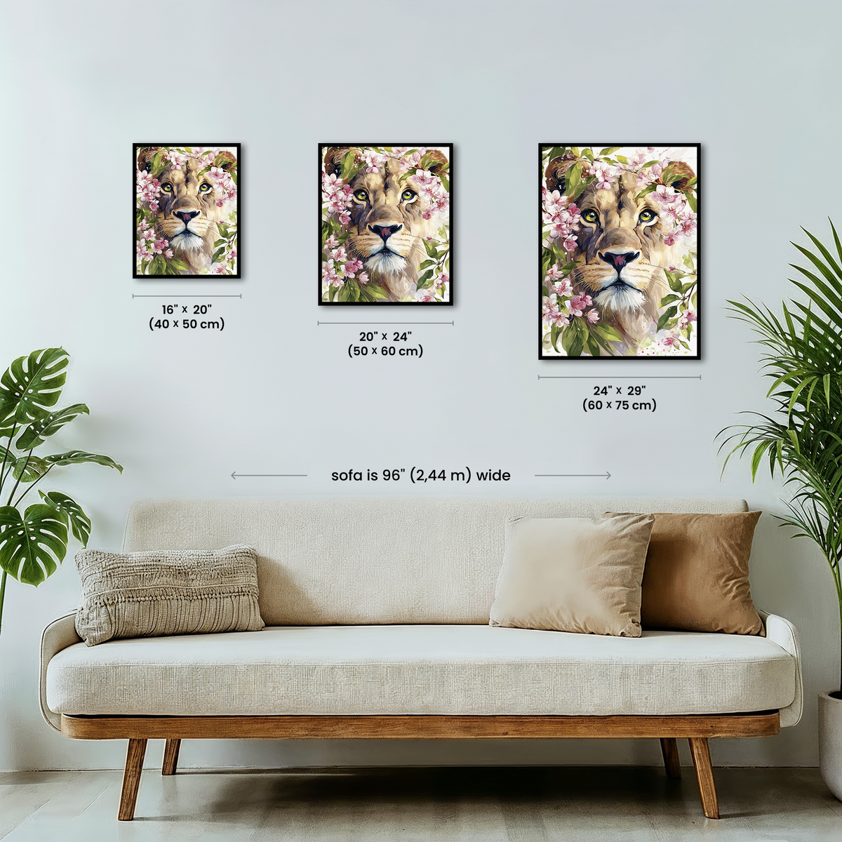 Floral Lion