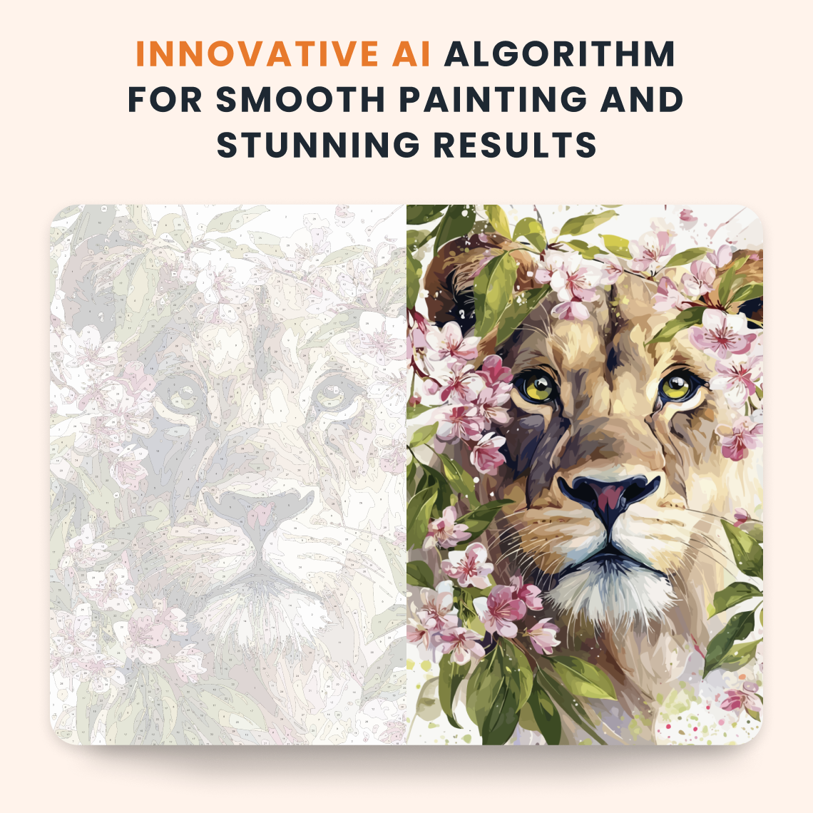 Floral Lion