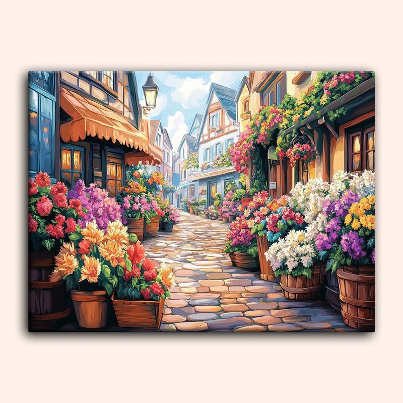 Paint by numbers - Flower Lane - MyArt