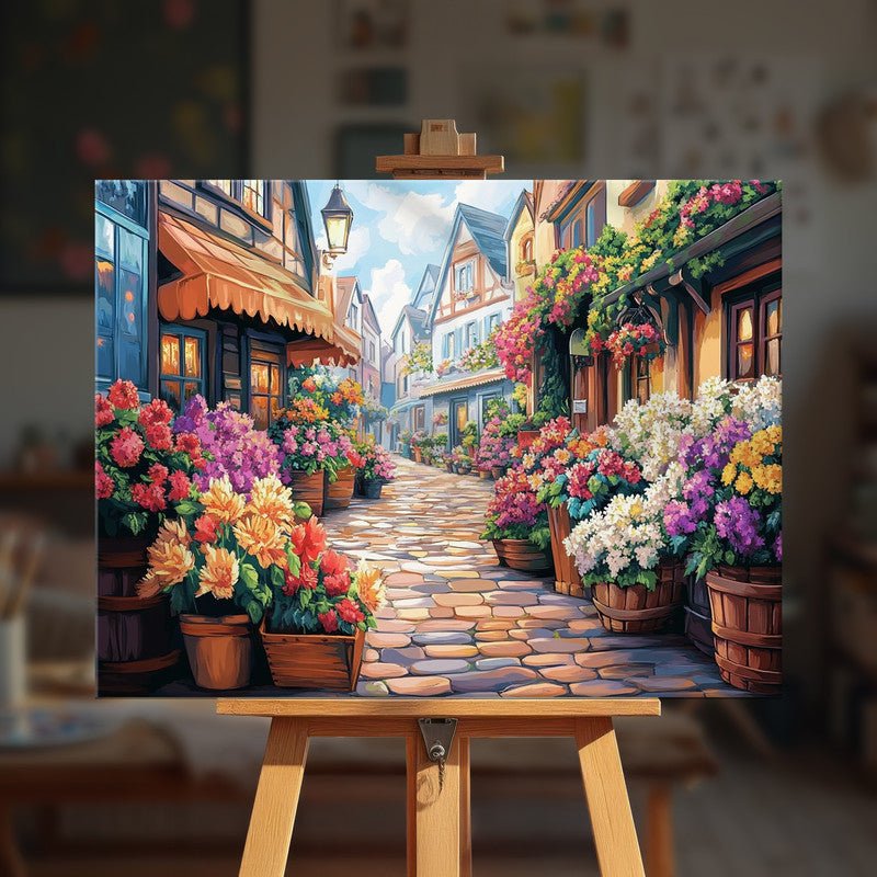 Paint by numbers - Flower Lane - MyArt