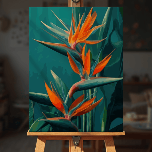 Paint by numbers - Flower Rhythm Line - MyArt